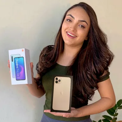Cristina ganhou Xiaomi / iPhone